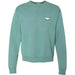 Adult Embroidered Beluga Crewneck Sweatshirt - Mystic Aquarium