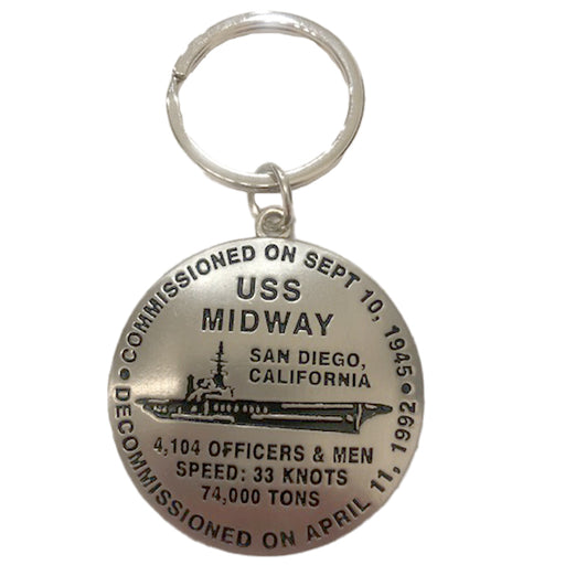 USS Midway Benchmark keychain