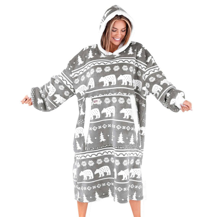 Polar Bear Blanket Hoodie