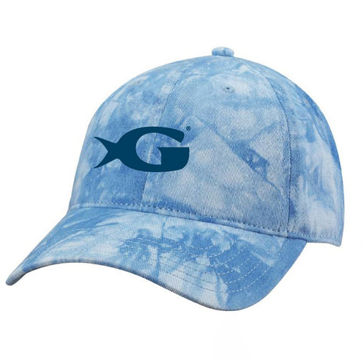 Adult Light Blue Tie Dye Logo Cap