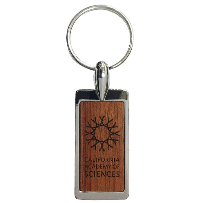 Cal Academy Sustainable wooden Logo Keychain