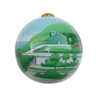 Hand-painted California Academy of Sciences Glass Ornament