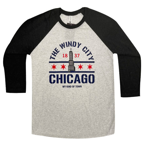 Unisex Longsleeve Tee - Chicago My Kind of Town Baseball
