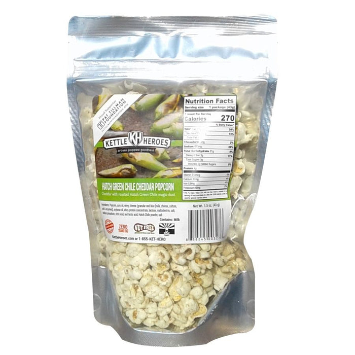 Hatch Green Chile Cheddar Popcorn