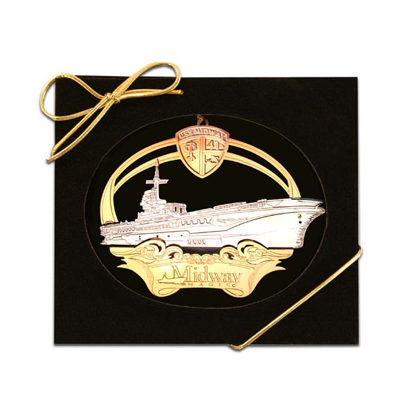  Collectible USS Midway Christmas Ornament