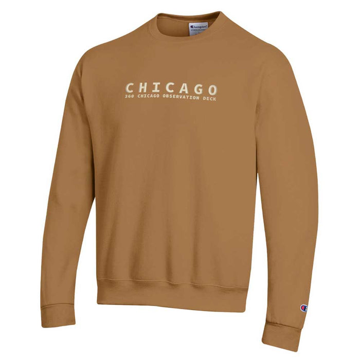 360 CHICAGO Champion Powerblend Crew Sweatshirt