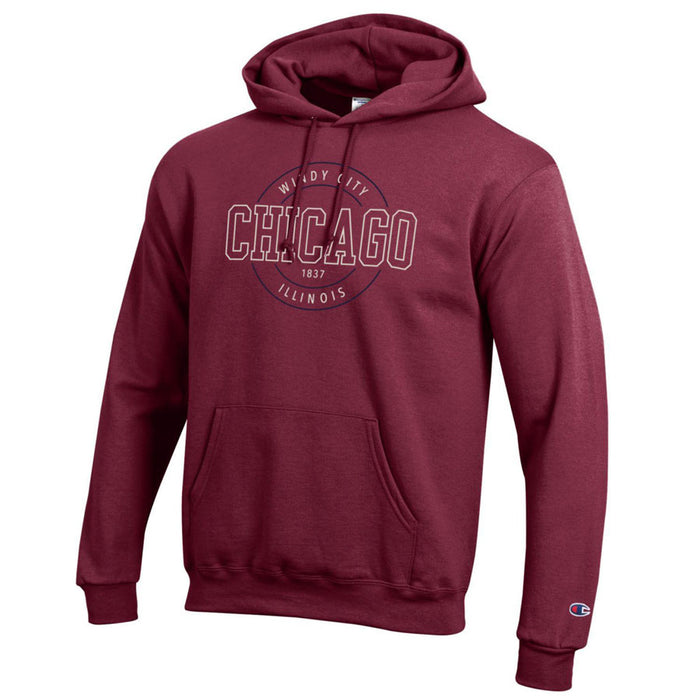 360 CHICAGO Champion Powerblend Hooded Sweatshirt