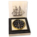USS Constitution Navy Ship Relief Box Compass