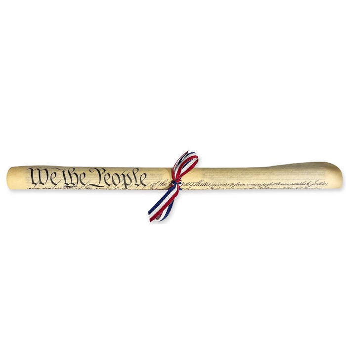 Rolled and Tied US Constitution Document