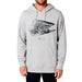 Adult Fleece Hoodie Chinook Salmon Print - Oregon Coast Aquarium