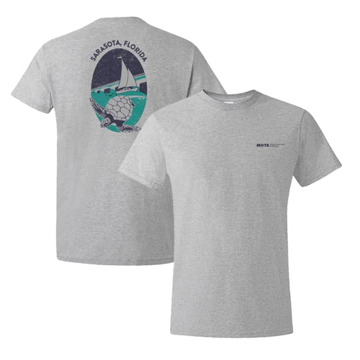 Mote Sarasota Turtle Adult Logo Front and Back