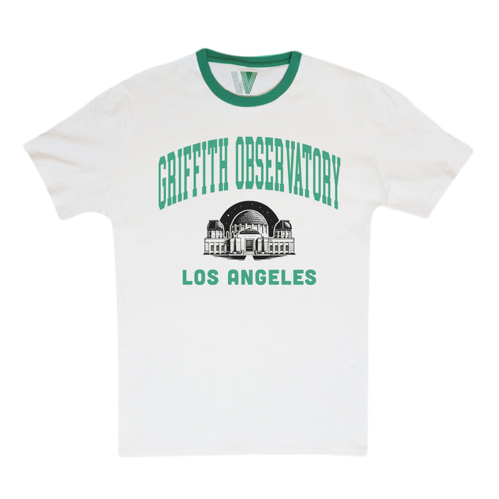 Griffith Observatory Sporty Pop Ringer T-Shirt