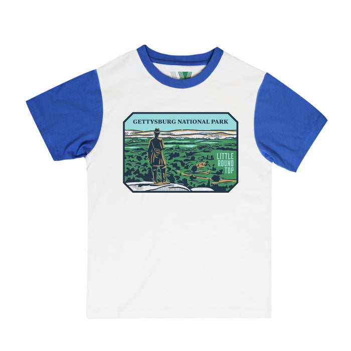 Gettysburg National Military Park Ringer Youth T-Shirt