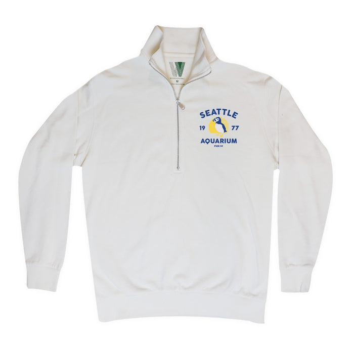 Seattle Aquarium 1977 Quarter Zip Fleece