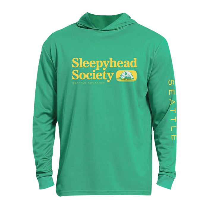 Seattle Aquarium Sleepy Head Hooded Sweatshirt