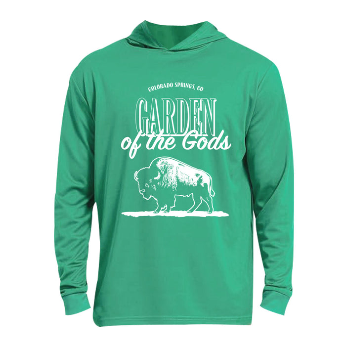 Garden of the Gods Bison Hooded T-Shirt