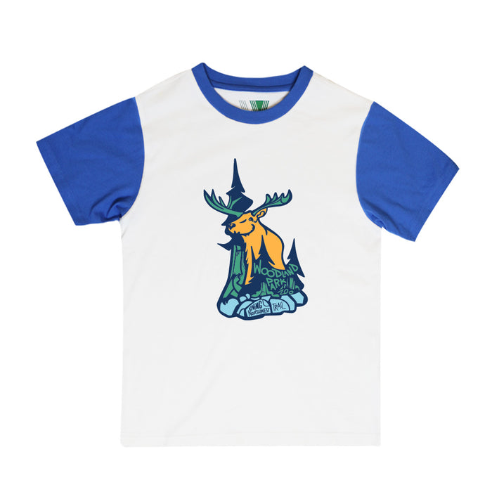 Woodland Park Zoo Living Northwest Trail Youth Ringer T-Shirt