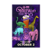 The Zoo Knoxville Brew at the Zoo Poster features vibrant wildlife art with animals, a beer glass, and retro-style “BREW AT THE ZOO” text. It highlights “KNOXVILLE’S BREWING UP A FUN NIGHT!” and the date “OCTOBER 2” below. This eye-catching poster for Zoo Knoxville stands out with a purple background and abstract shapes.