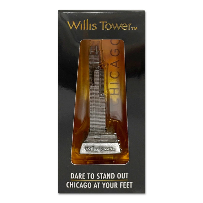 Pewter Figurine Replica Souvenir of Willis Tower