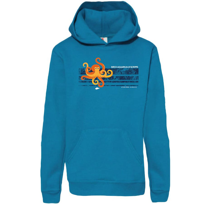 Birch Youth Striped Octopus Hoodie