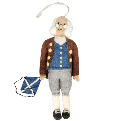Ben Franklin Felt Christmas Ornament