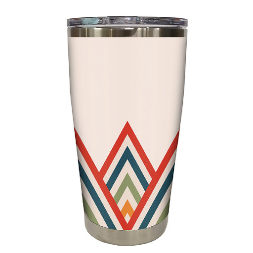 Travel Mug Multicolored Peaks Insulated