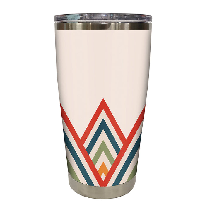 Travel Mug Multicolored Peaks Insulated