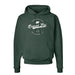Eco Fleece Adult Script Hoodie - Forest Green