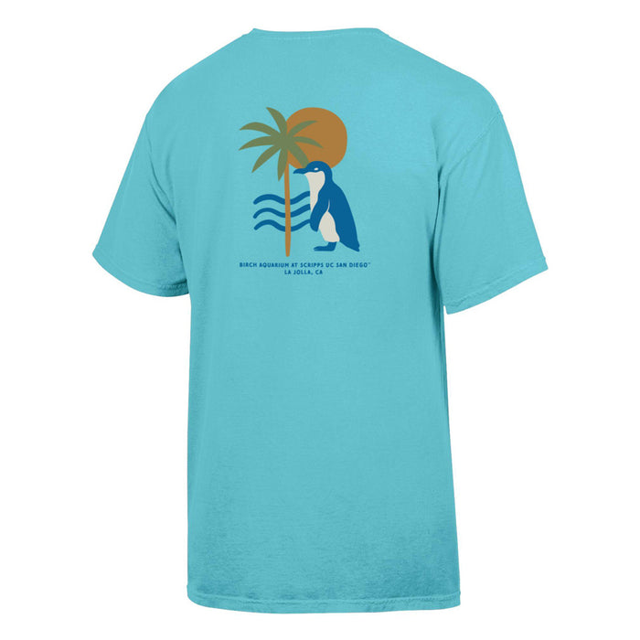 Birch Aquarium Little Blue Penguin Palm Tree T-Shirt