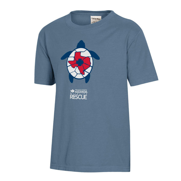 Texas State Aquarium Turtle Rescue Youth T-Shirt