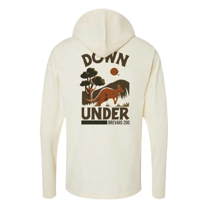 Brevard Zoo Down Under Long-Sleeve Hooded T-shirt