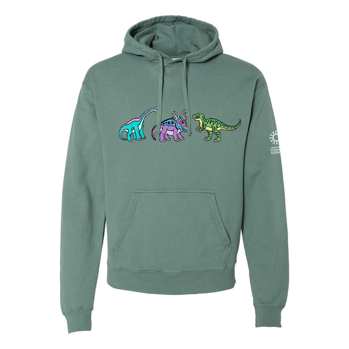 California Academy of Sciences Yukari Sakura Dinosaur Hooded Sweatshirt