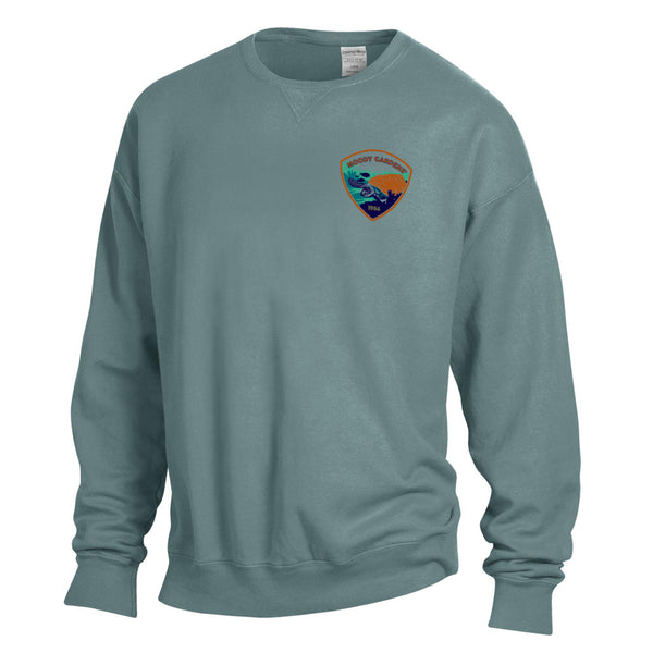 Moody Gardens 1986 Turtle Patch Fleece Sweatshirt