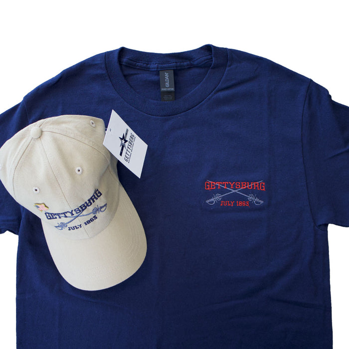Gettysburg National Military Park Cap & Tee Bundle
