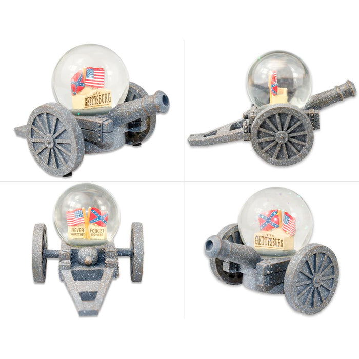 Gettysburg Cannon Snow Globe