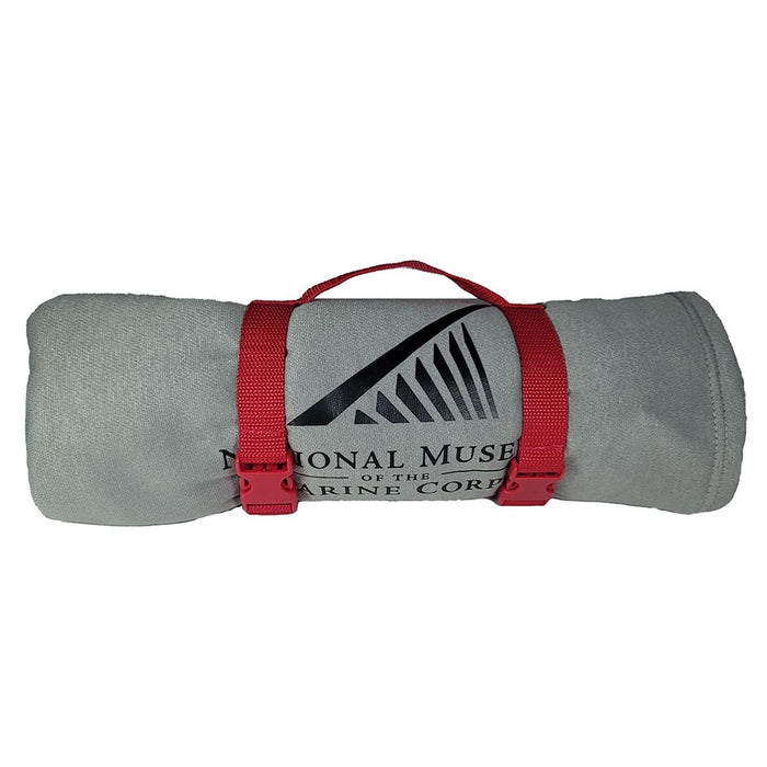 NMMC Logo Blanket with Red strap