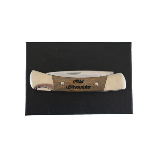 USS Constitution Ship Wood Buck Knife