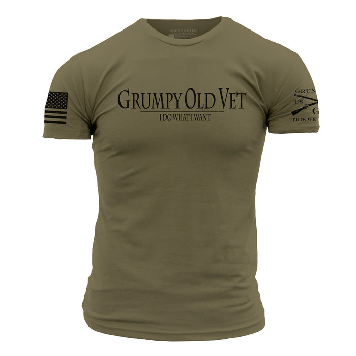 Grunt Style USS Midway Museum Grumpy Old Vet T-Shirt