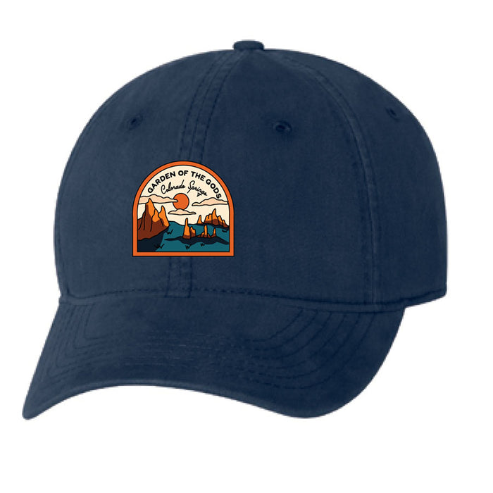 Ballcap Retro Sunset - Garden of the Gods