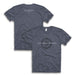 Adult Indigo Blue ''Helm'' Tee - USS Constitution
