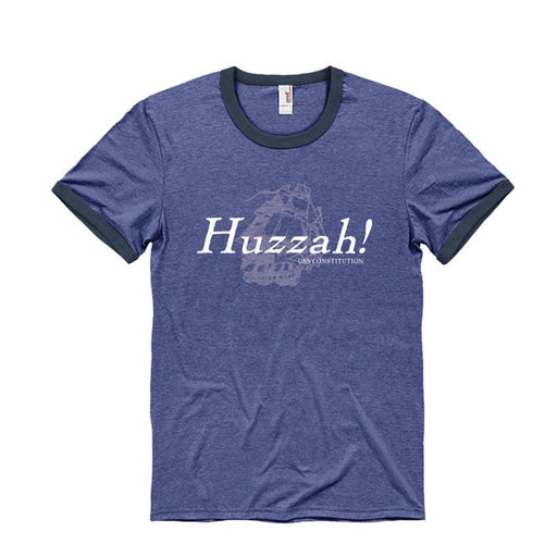 Huzzah Phrase Clothing Tee Shirt - USS Constitution Museum