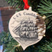 USS Constitution Tear Drop Christmas Ornament