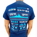 Adult Battleship IOWA Infographic Tee.