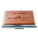 IOWA Wood Deck Collection Card Holder