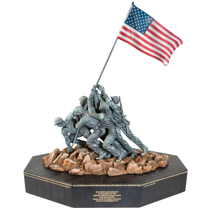 Iwo Jima US Marines Raising the Flag Memorial Statuary Replica