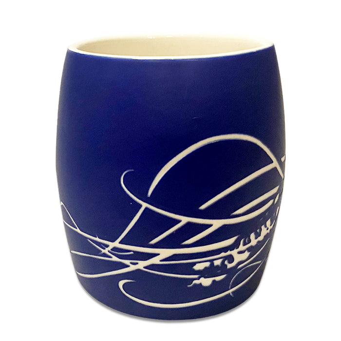 Birch Aquarium Deep Etched Moon Jelly Mug