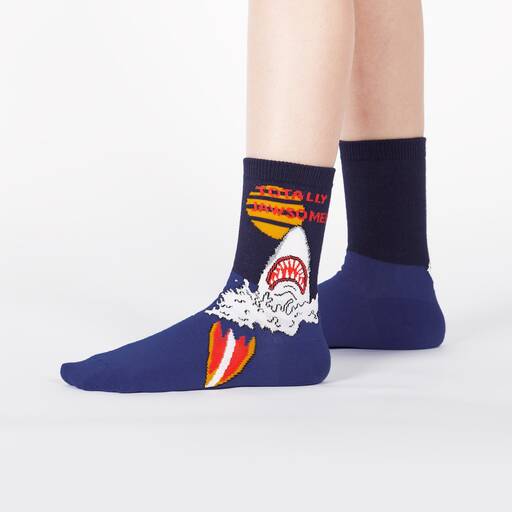 Totally Jawsome Shark Socks