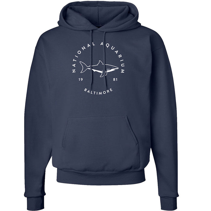 National Aquarium Logo Shark Hoodie