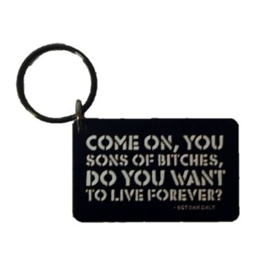 Live Forever Keychain - Marine Corps Museum