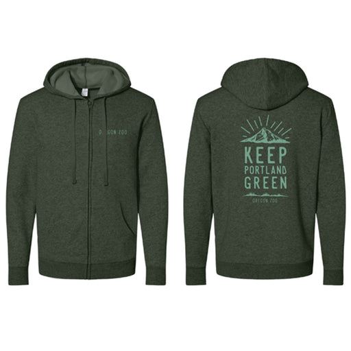 Adult Keep Oregon Green Hoodie - Oregon Zoo
